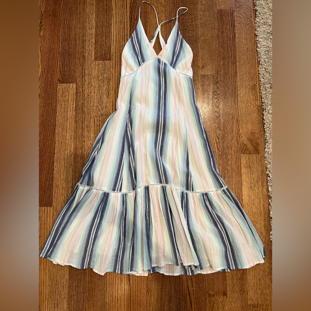 VICI casual striped midi dress size M